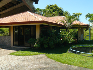 The recreation building contains a pool table and other games as well as a fitness area with free weights and exerize machines.